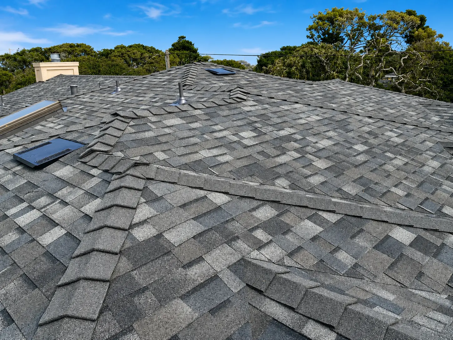 Composition shingle roofing project