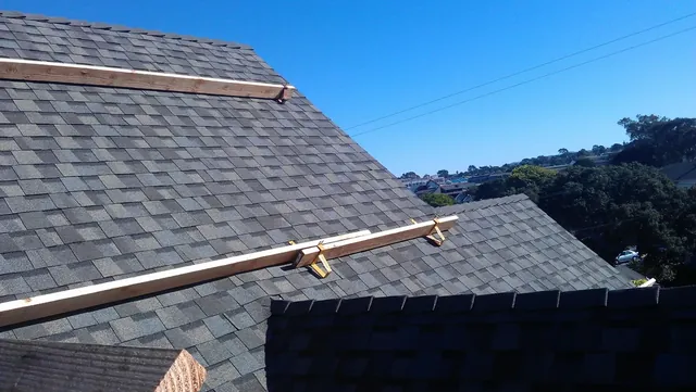 Monterey composition roof detail by Dynamite Roofing