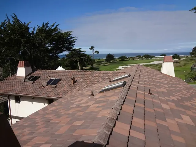 Pebble Beach residential re-roof by Dynamite Roofing
