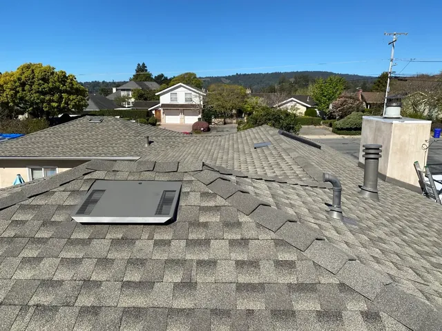 Completed Salinas composition roof by Dynamite Roofing