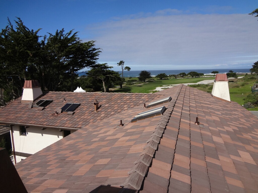 Residential roofing project in Pebble Beach